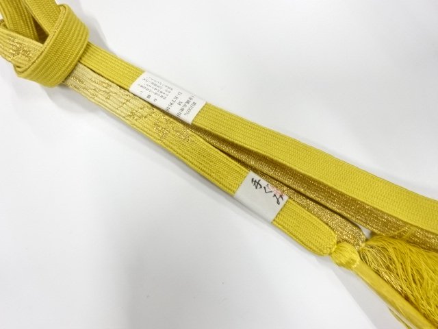未使用品　正絹　手組帯締め